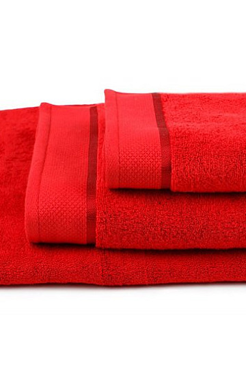 Serviette et drap de bain MIKRO rouge