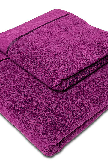 Serviette et drap de bain MIKRO fuchsia