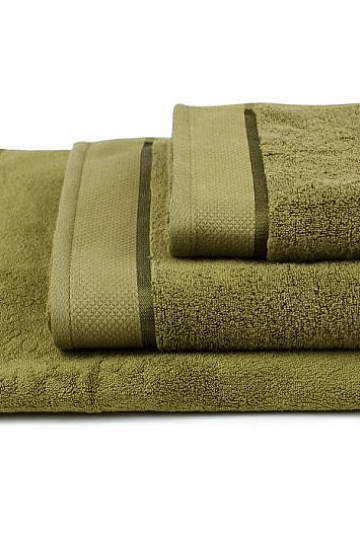 Serviette et drap de bain MIKRO vert foncé