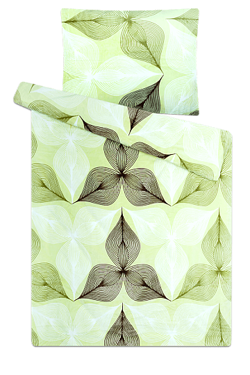Literie microfibre microflanelle - PISTACHIA SYMBIOSE