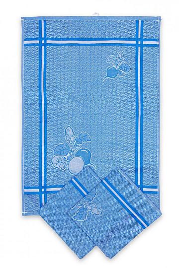 Serviettes RADIS BLEU 3 pcs