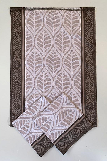 Serviettes FEUILLES MARRON 3 pcs