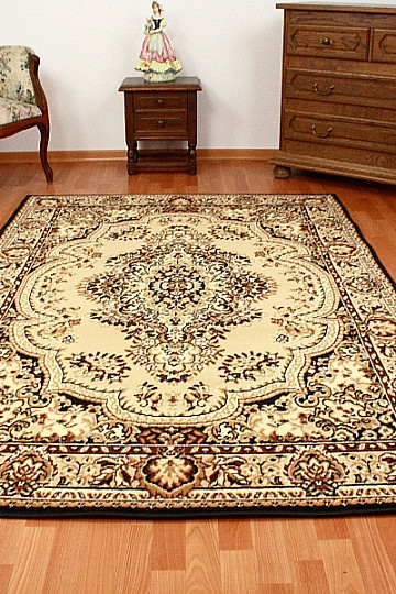 Tapis en pièce SOLID beige