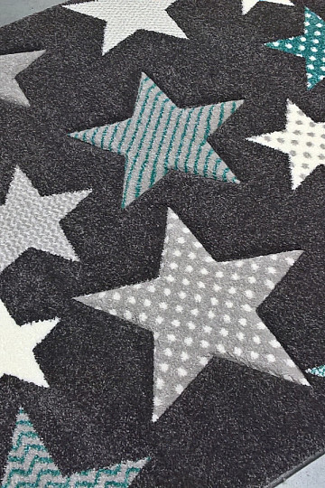 Tapis enfant PASTEL Hvézdy