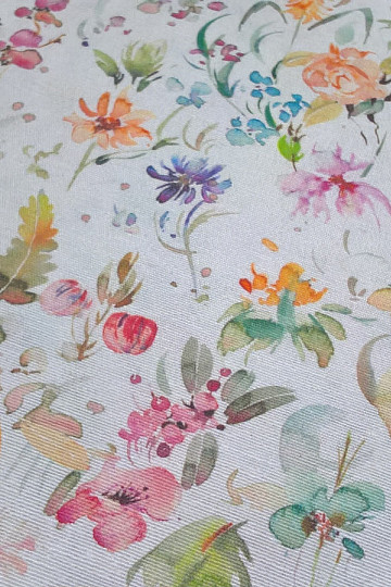 Tissu décoratif FLEURS D&#39;AZALÉE