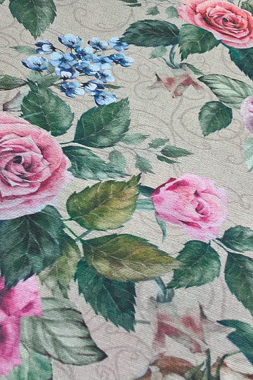 Tissu décoratif LANTANA ROSE