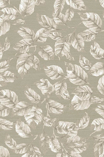 Tissu décoratif NATUR ROSES FEUILLE