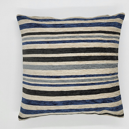 Coussin décoratif LINE bleu