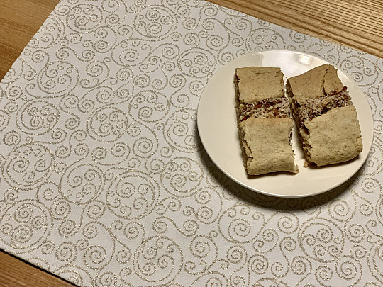 Nappes et foulards de Noël Ornement or