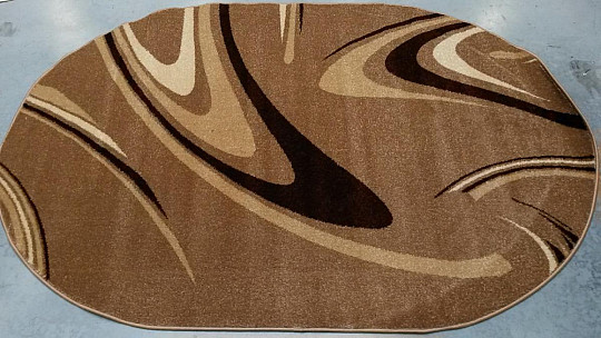 Tapis ovale CAFÉ beige