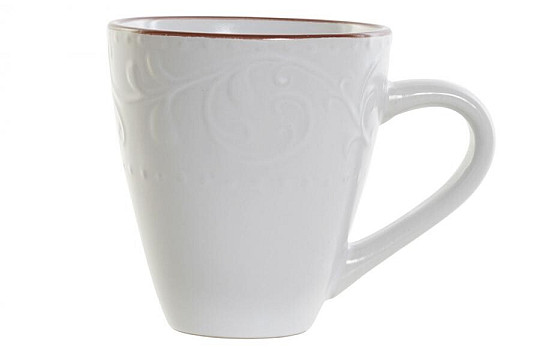 Mug BLANC RELIEF 325ml blanc