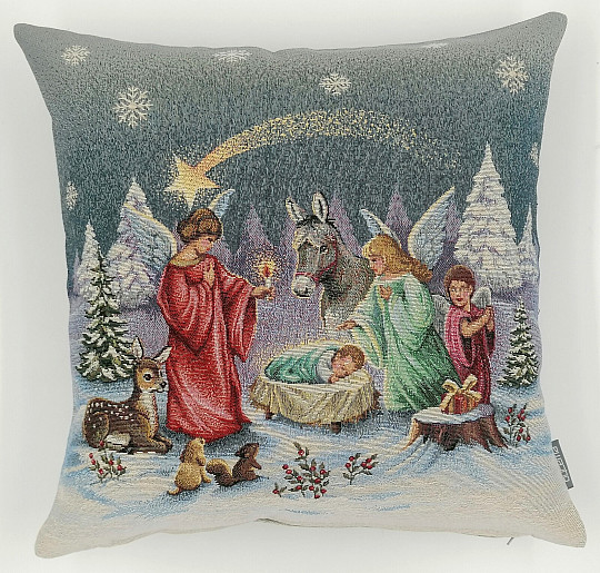 Couverture de tapisserie de Noël ANGES À JESULÁTKA