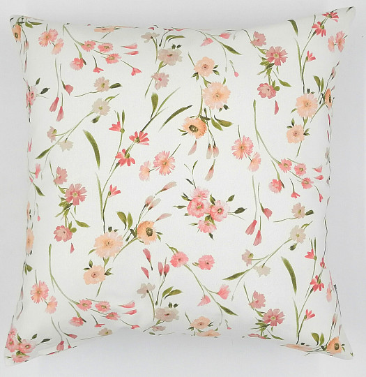 Housse de coussin Twister jardins C25 rose