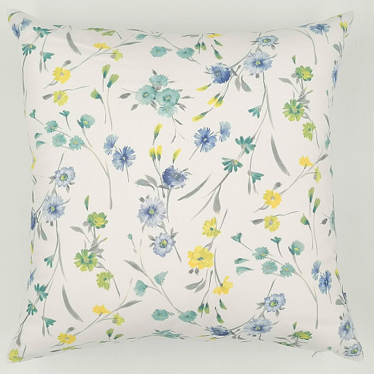 Housse de coussin Twister jardins C02 turquoise