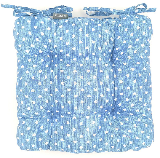 Coussins de chaise COEUR BLEU