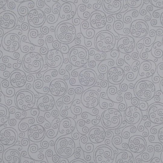 Nappe tapisserie, châle ornement FLASH argent