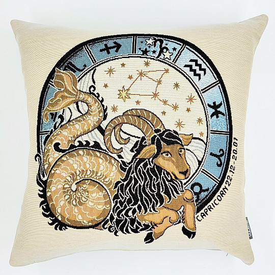 Housse de coussin Gobelin CAPRICORNE