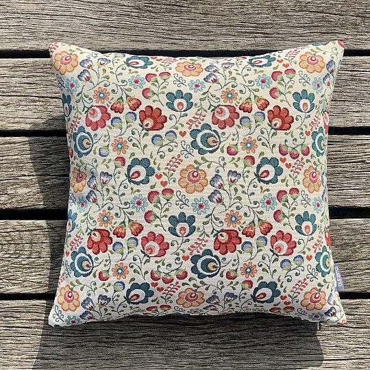 Housse de coussin tapisserie FOLKLOR II