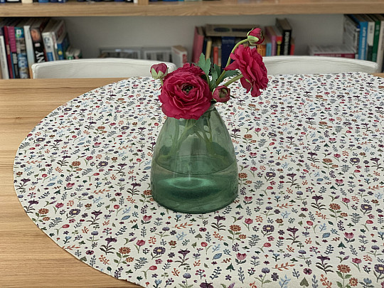 Tapisserie ronde JARDIN