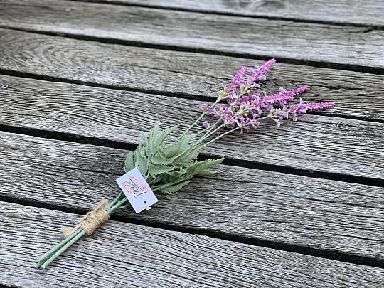 Bouquet de lavande de jardin 46 cm rose