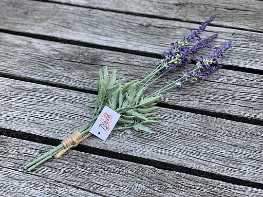 Bouquet de lavande de jardin 46 cm violet