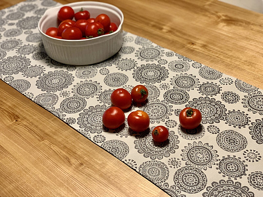 Châle et set de table MANDALA petit