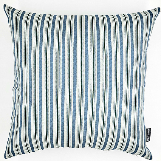 Housse de coussin TOSCANA MULTI STRIPE bleu