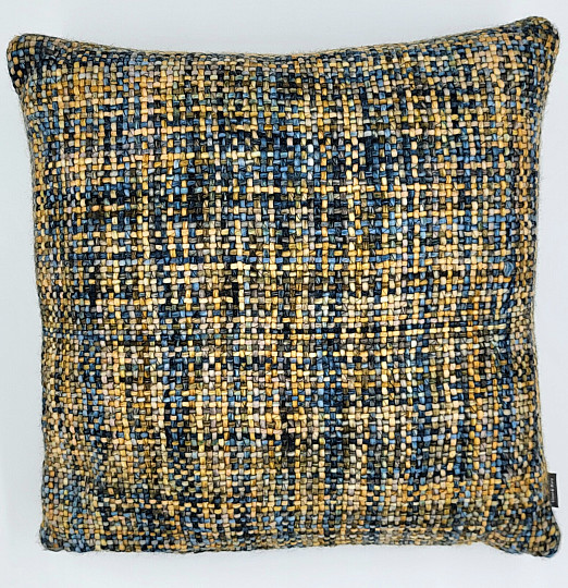Coussin décoratif de luxe YARA BLEU