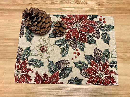 Dressage de table ROSE DE NOËL BARDI