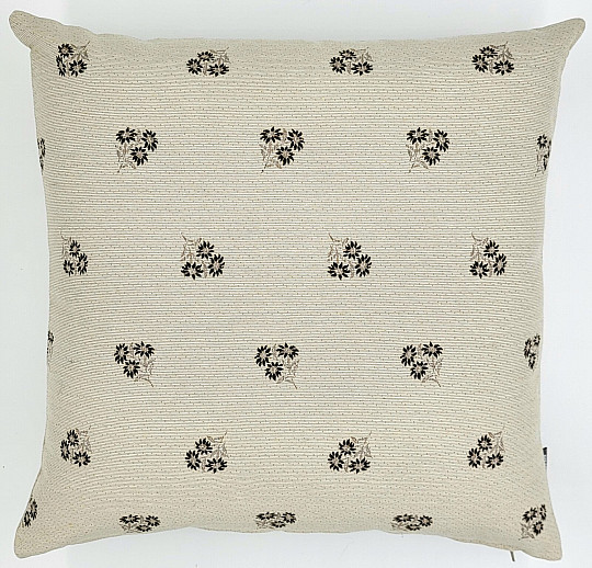 Revêtement décoratif FLEURS ALPINES jacquard BEIGE