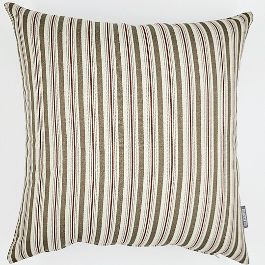Housse de coussin déco TOSCANA VALERY 17 multi rayures