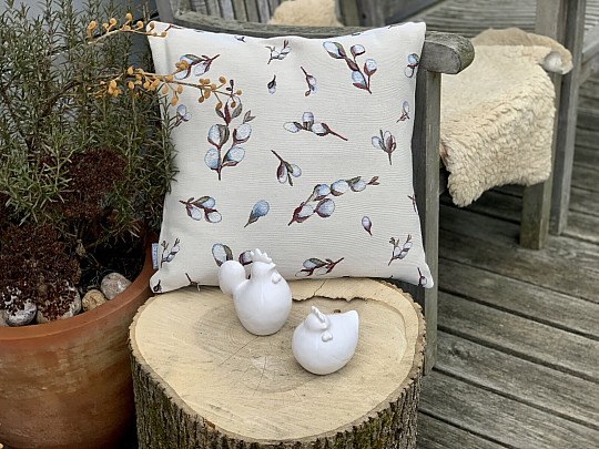 Housse de coussin tapisserie LES CHATONS DE JIVA