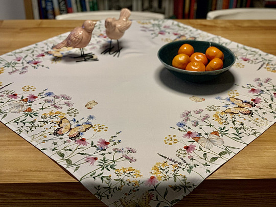 Nappe et écharpe PAPILLONS DES PRÉS