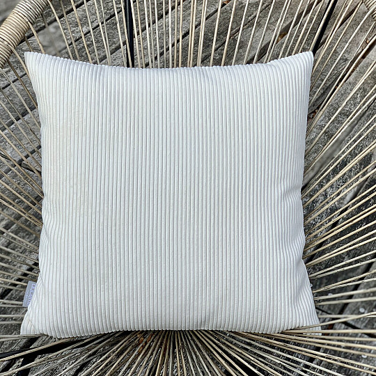 Housse de coussin déco DARVEN IVOIRE