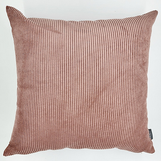 Housse de coussin déco DARVEN VIEUX ROSE