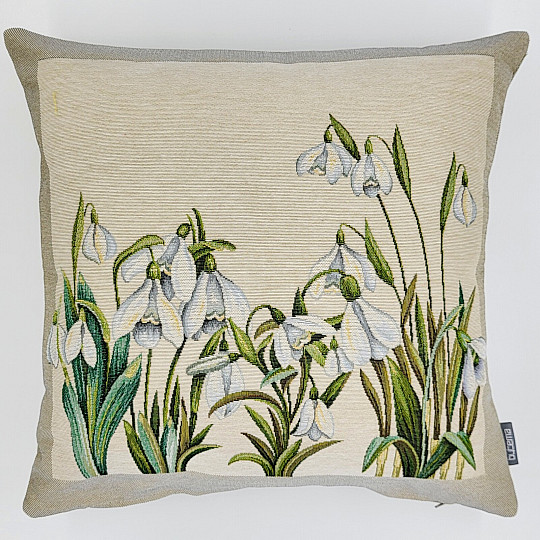 Housse de coussin Gobelin PETITS FLOCONS DE NEIGE