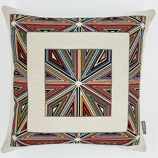 Housse de coussin tapisserie TRIANGLE