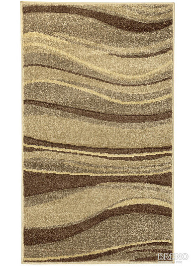 Tapis en pièce PORTLAND marron beige