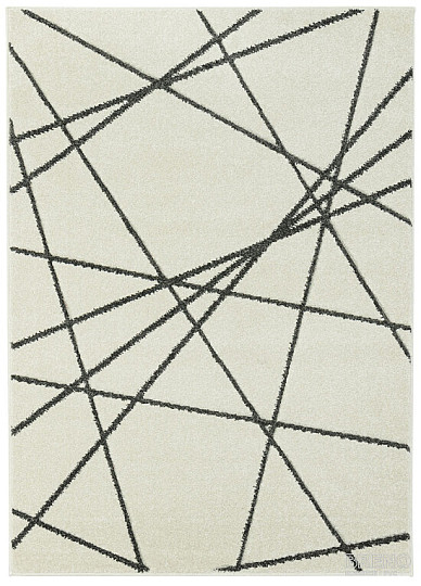 Tapis en pièces PORTLAND blanc gris