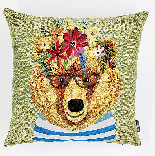 Taie d&#39;oreiller tapisserie OURS