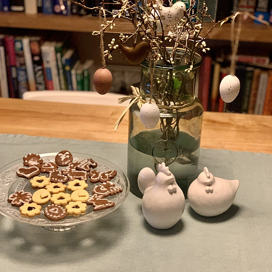 Nappe en lin VERONA gris-vert