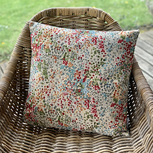 Housse de coussin tapisserie PETITES FLEURS