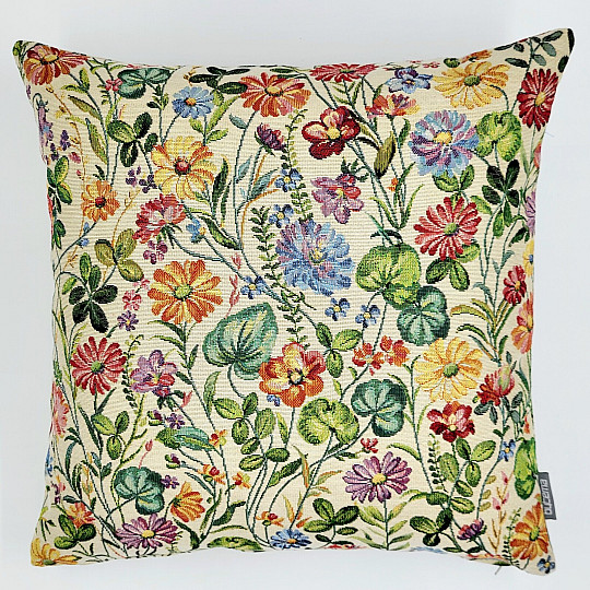 Housse de coussin tapisserie ÉCARLATE