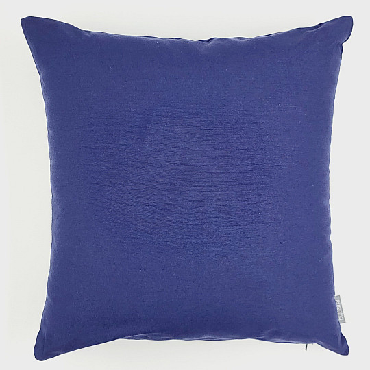 Housse de coussin déco LISO BLEU MARINE