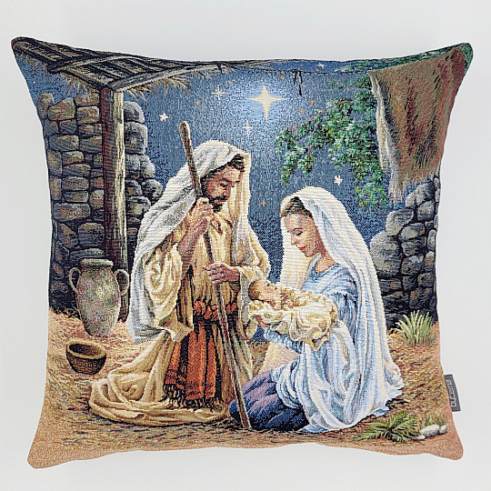 Tapisserie de Noël recouvrant LA SAINTE FAMILLE