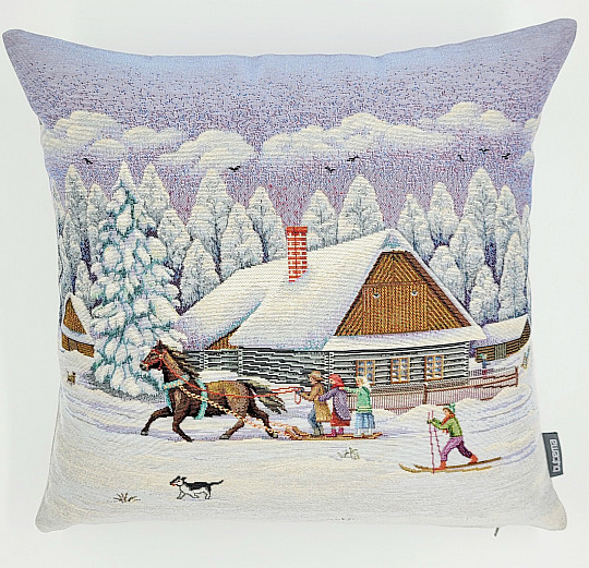 Housse de tapisserie de Noël WINTER RIDE