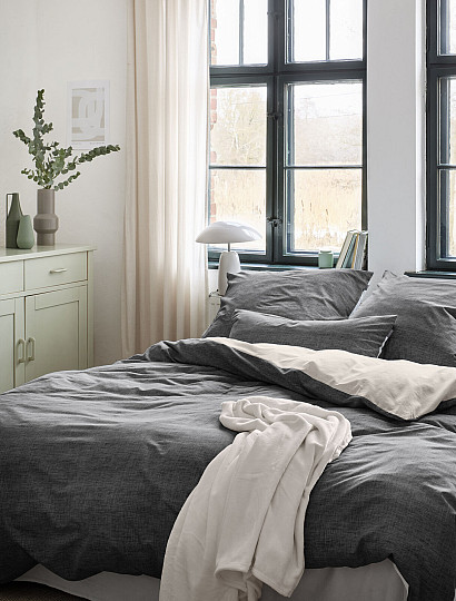 IRISETTE satin de coton de luxe WAVE 8557-11 anthracite