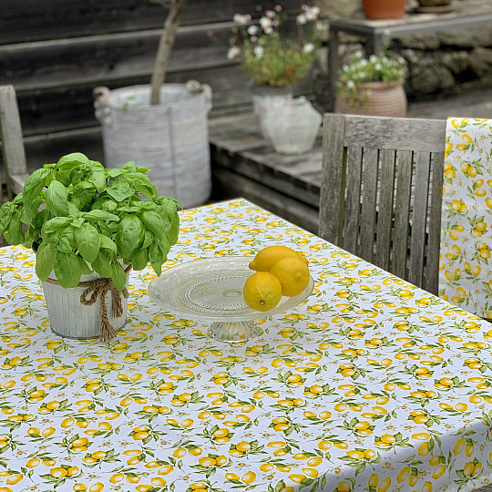 Nappe et foulard LEMON DELIGHT