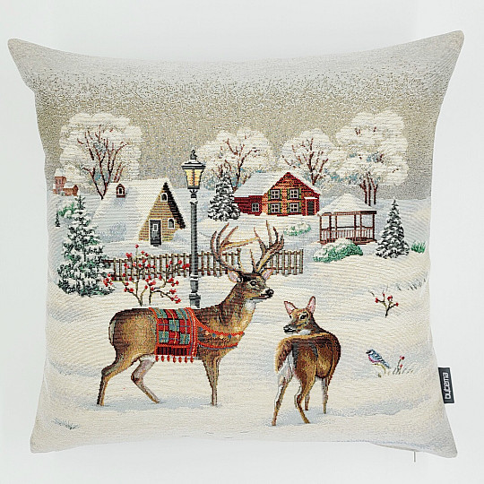 Housse tapisserie de Noël WINTER IDYL