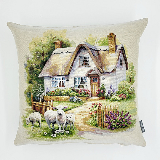 Housse de coussin en tapisserie COTSWOLDS SHEEP